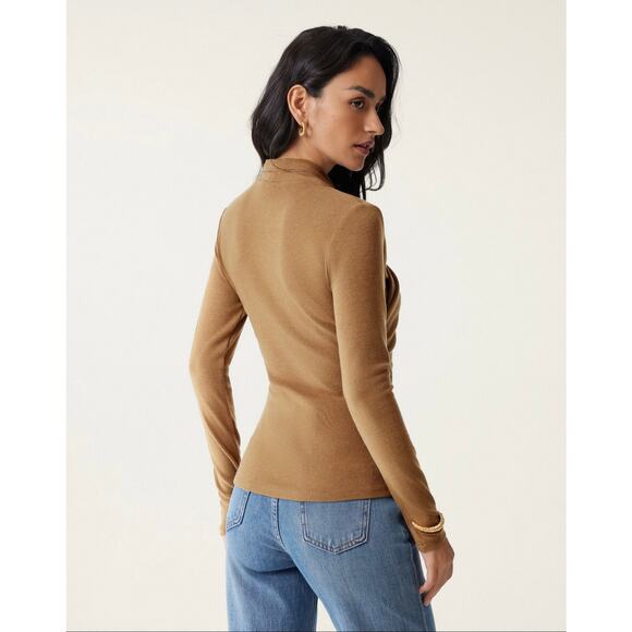 OGL Surplice Long Sleeve Top NWT SIZE XS - Picture 3 of 6